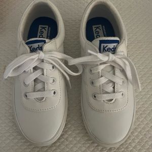 White, toddler Keds
